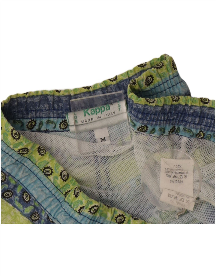 Kappa muške kratke hlače za kupanje srednje plave pruge od pamuka