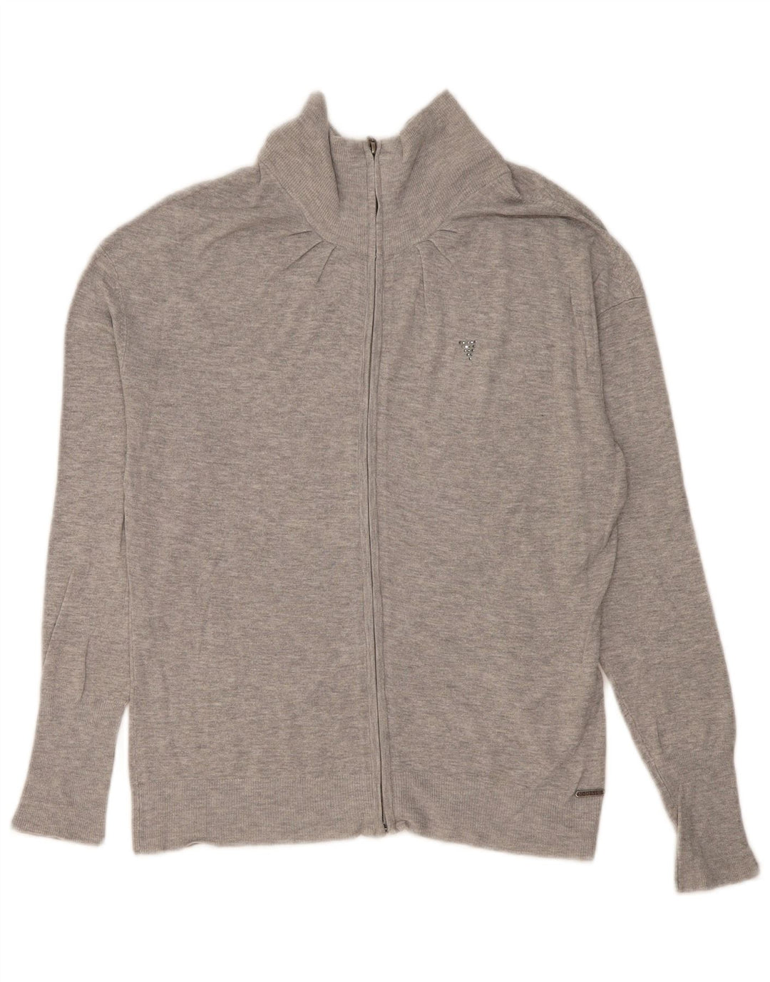Guess ženski kardigan pulover UK 12 srednje siva viskoza