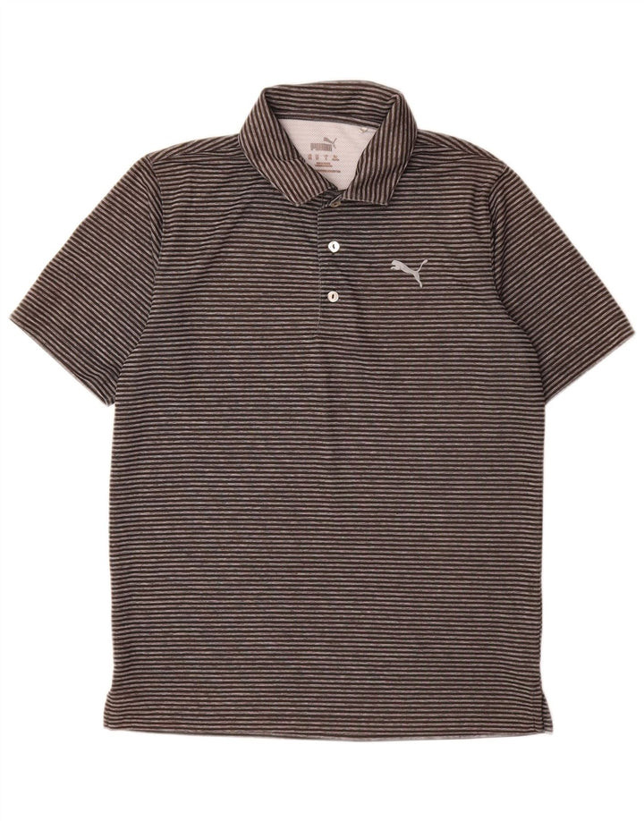 Puma muška polo majica male sive pruge od poliestera