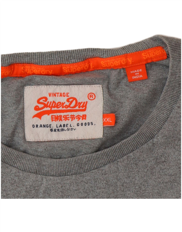 Superdry muška majica kratkih rukava 2XL siva
