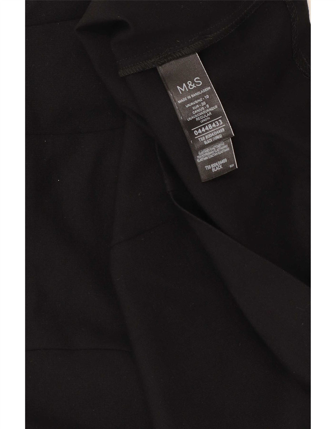 Marks & Spencer ženska mini suknja UK 10 mala W27 crna viskoza