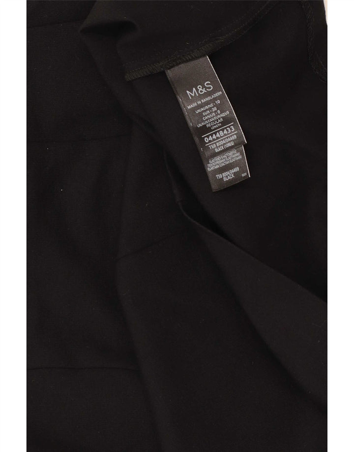 Marks & Spencer ženska mini suknja UK 10 mala W27 crna viskoza