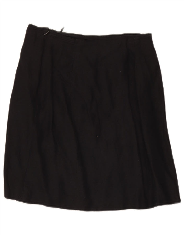 Max & Co. Ženska mini suknja UK 10 Mala W28 crna lanena