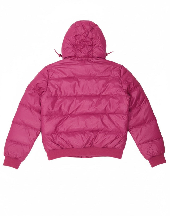 LOTTO Womens Hooded Padded Jacket UK 18 XL Pink Polyester