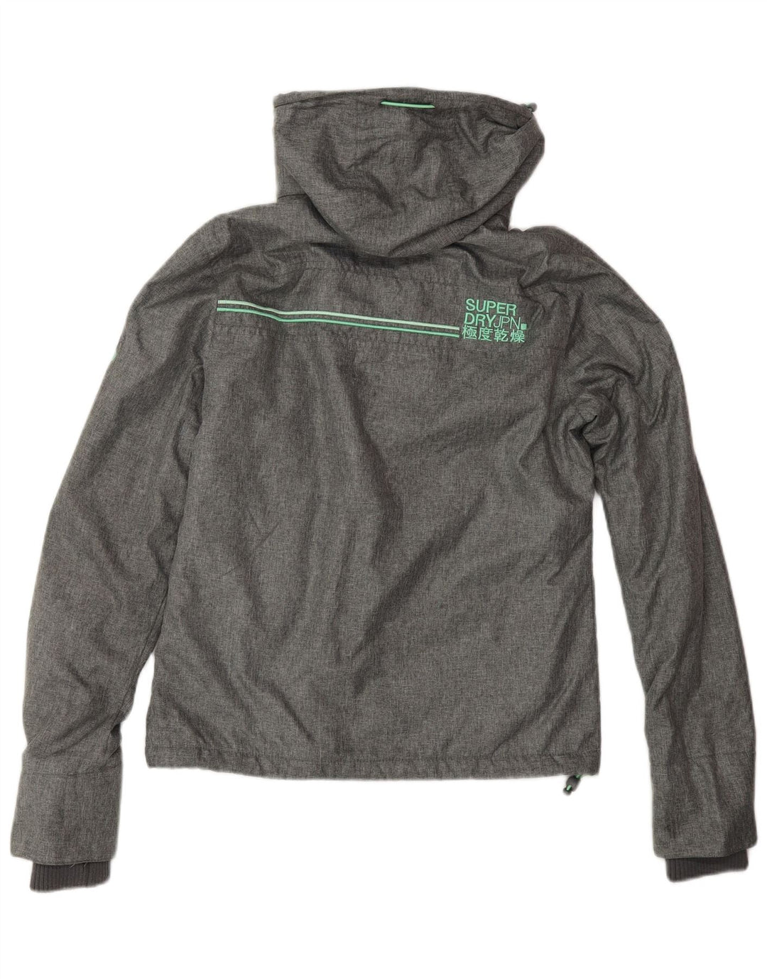 SUPERDRY ženska jakna s grafičkom vjetrovkom UK 8 mala siva