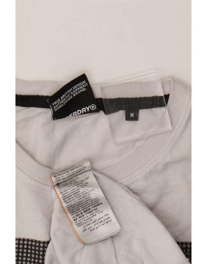 Superdry muška grafička majica kratkih rukava Srednje bijeli pamuk