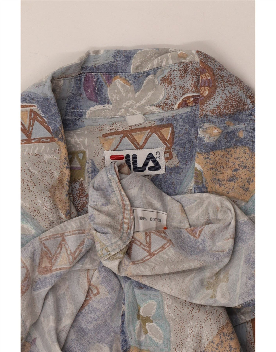 FILA muška košulja kratkih rukava 2XL raznobojni cvjetni pamuk