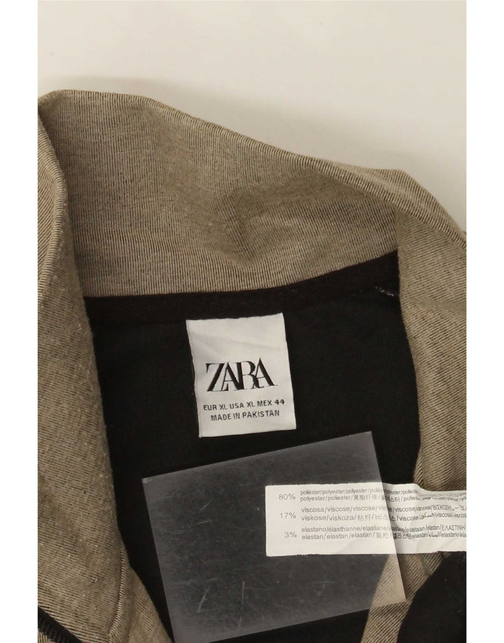 Zara muška gornja jakna od trenirke XL od zelenog pjegavog poliestera