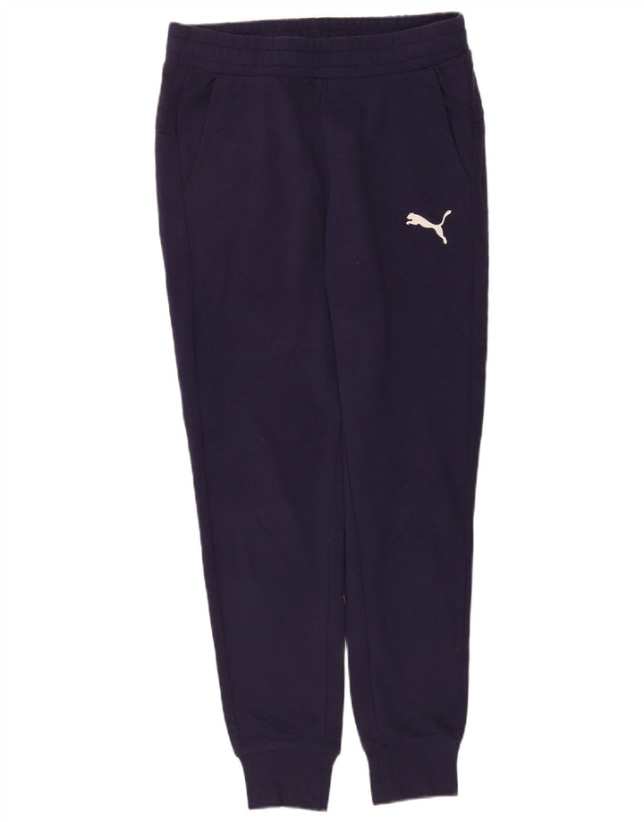 Puma muške trenirke Hlače Joggers Srednje tamnoplavi pamuk