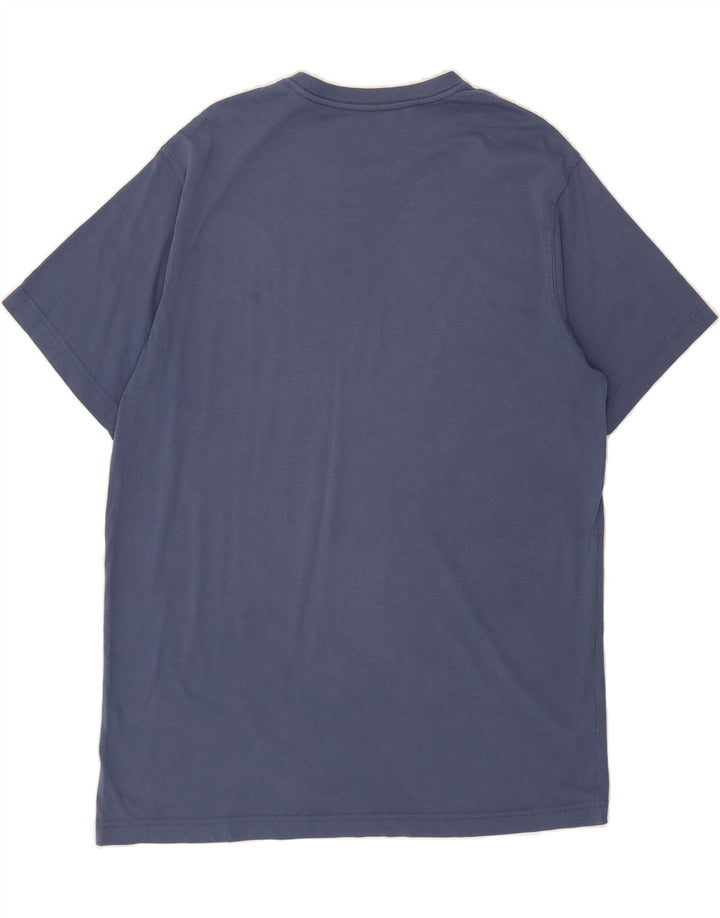 EDDIE BAUER Mens T-Shirt Top Large Navy Blue Cotton Vintage Eddie Bauer and Second-Hand Eddie Bauer from Messina Hembry 