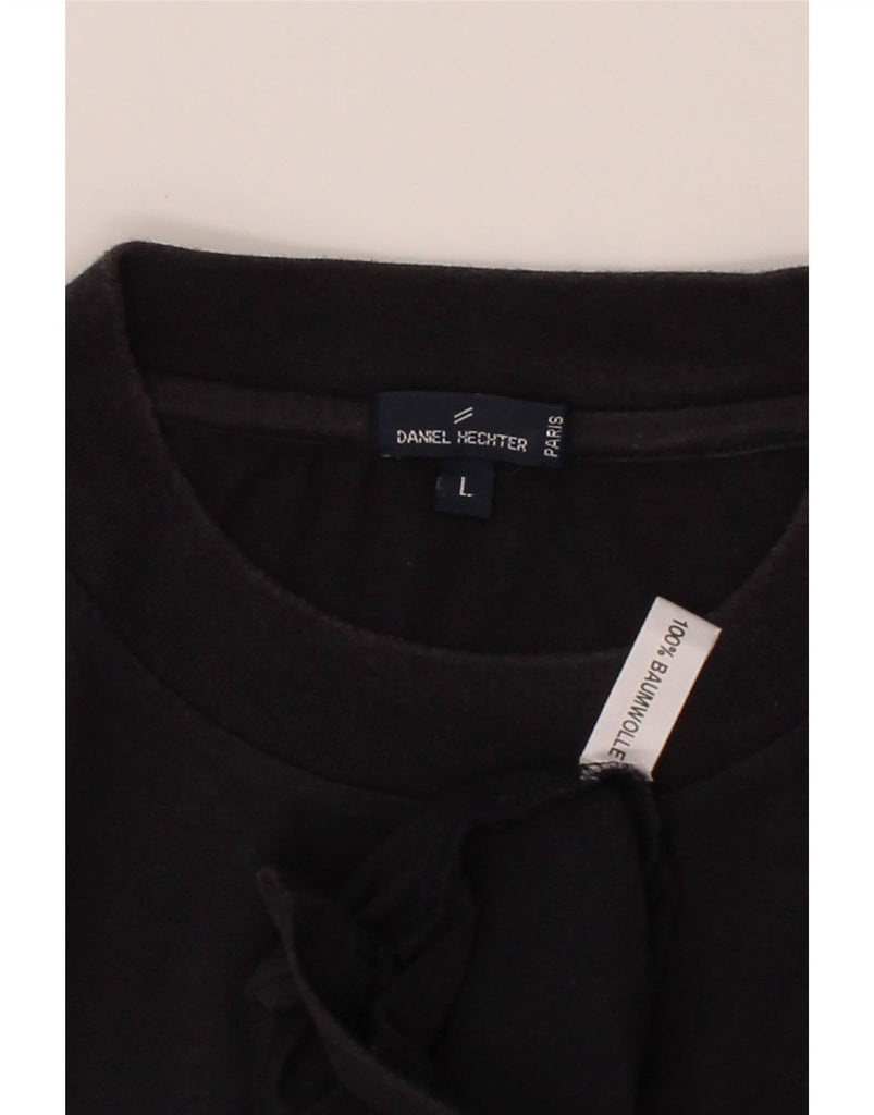 DANIEL HECHTER Mens T-Shirt Top Large Navy Blue Cotton Vintage Daniel Hechter and Second-Hand Daniel Hechter from Messina Hembry 