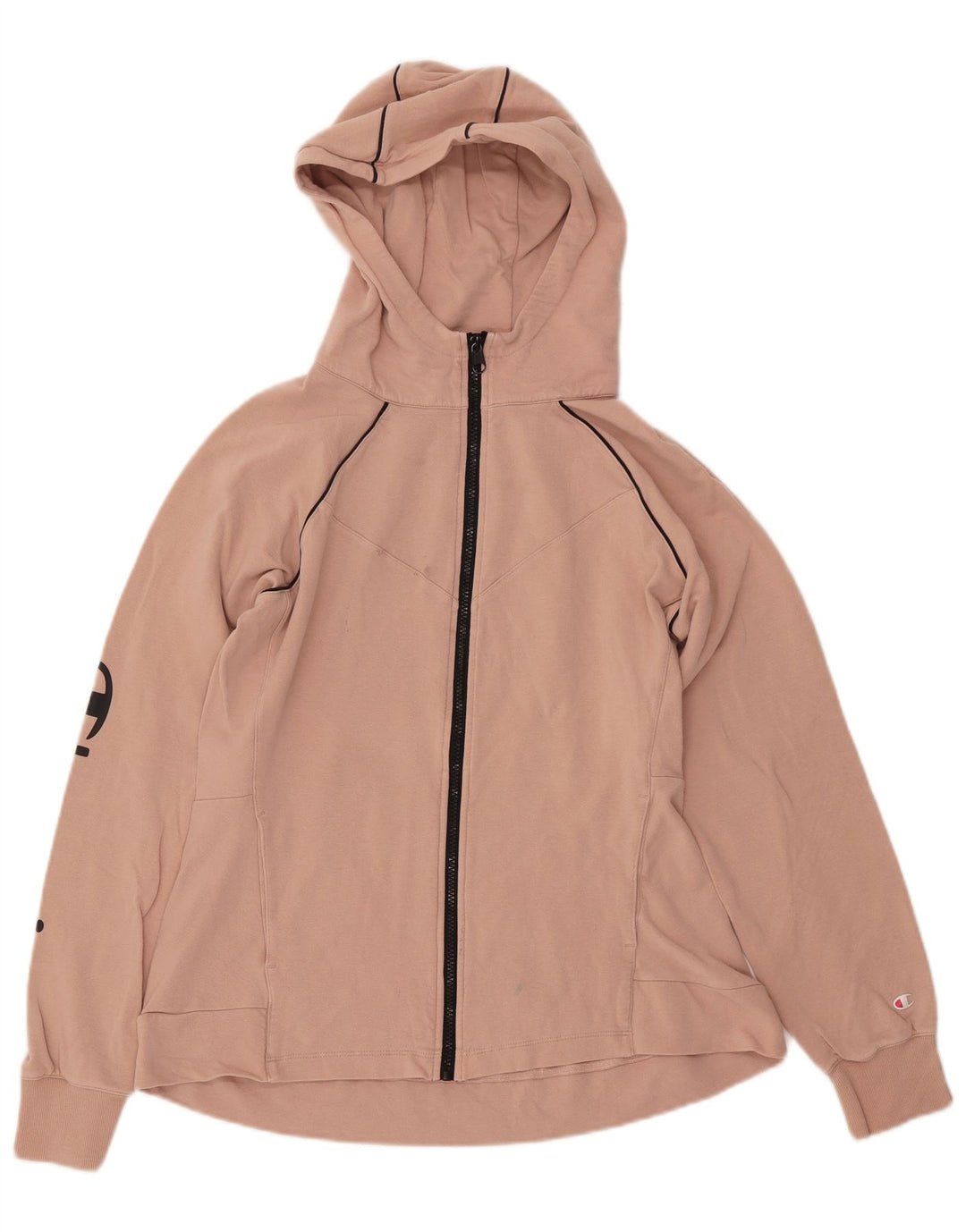 CHAMPION Ženska majica s kapuljačom s patentnim zatvaračem UK 18 XL, ružičasta