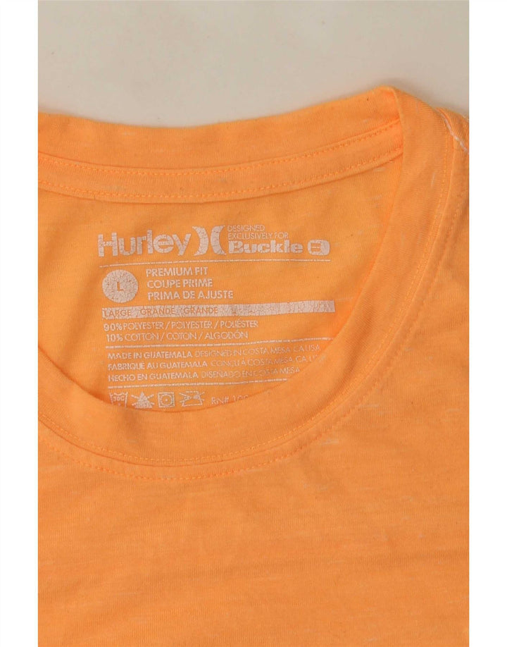 Muška vrhunska majica Hurley, veliki narančasti poliester