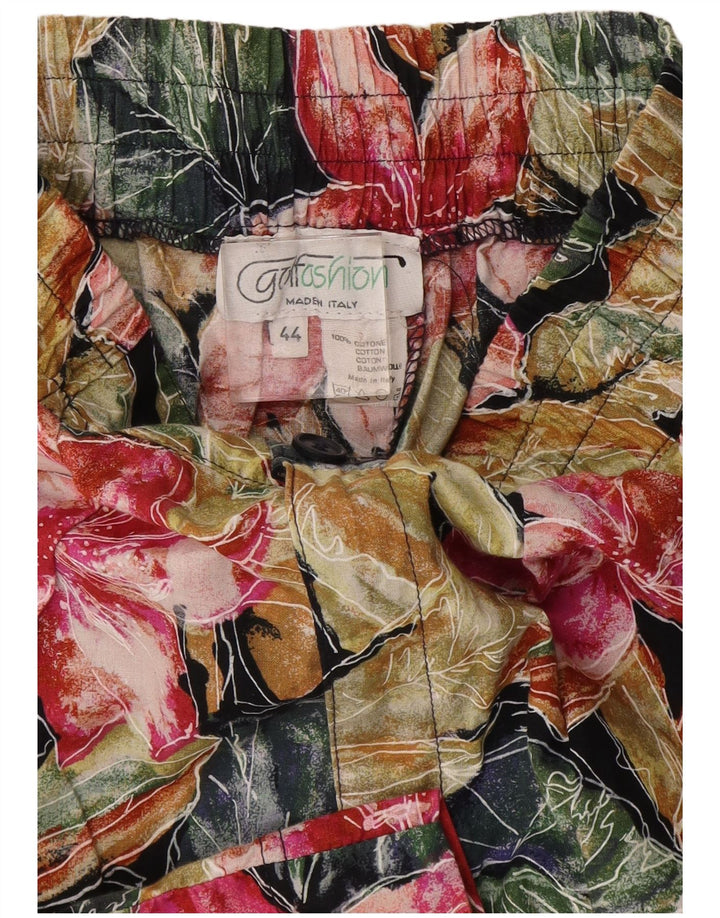 Vintage ženske bermude IT 44 Srednje W28 Raznobojno cvjetno