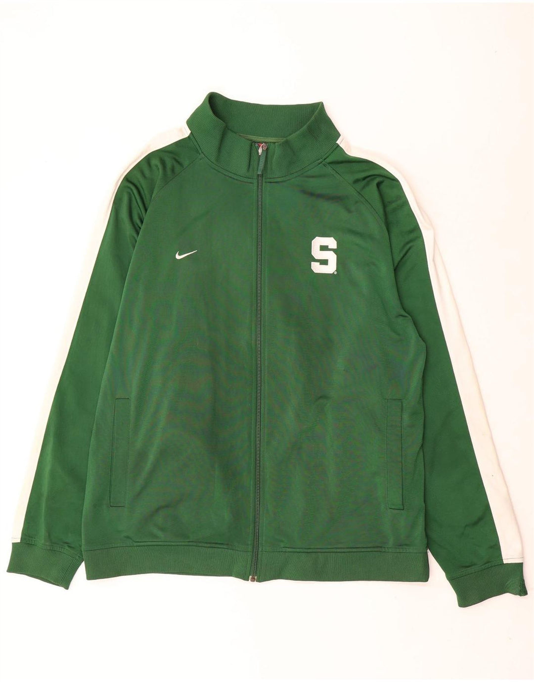 Nike muška gornja jakna za trenirku 2XL poliester zelene boje