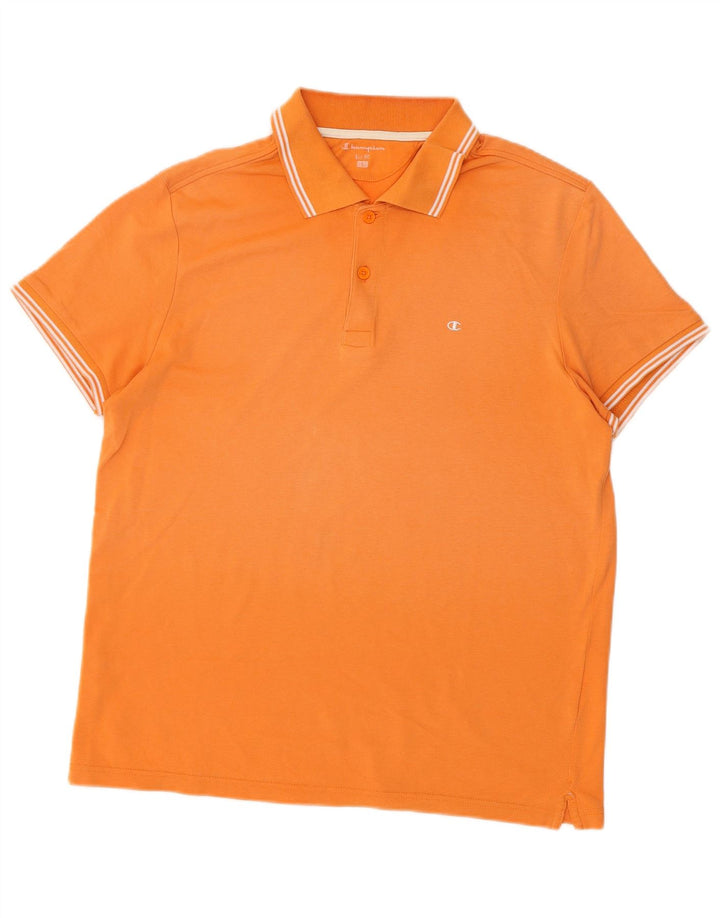 CHAMPION Muška polo majica lakog kroja velika narančasta