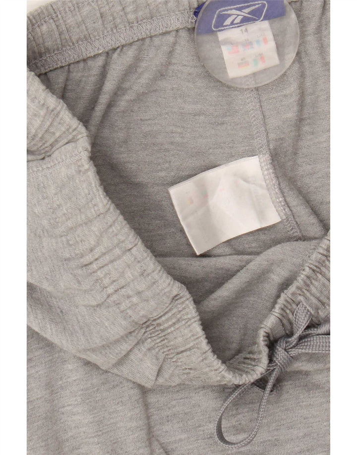Reebok Ženske Capri Trenirke Hlače UK 14 Large Grey
