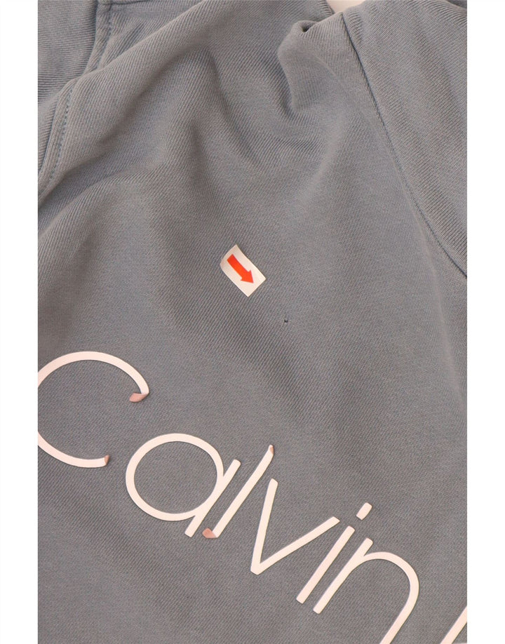 CALVIN KLEIN Muška majica s kapuljačom s kapuljačom, mala plava