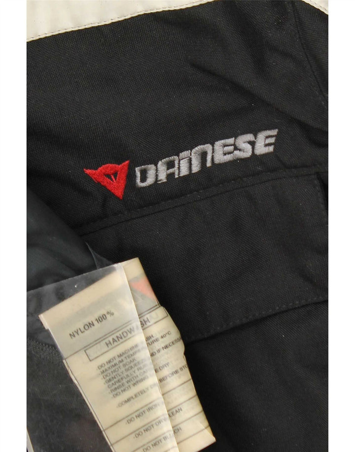 Dainese ženska trkaća jakna Graphic Racer UK 12 srednje crne boje, najlon