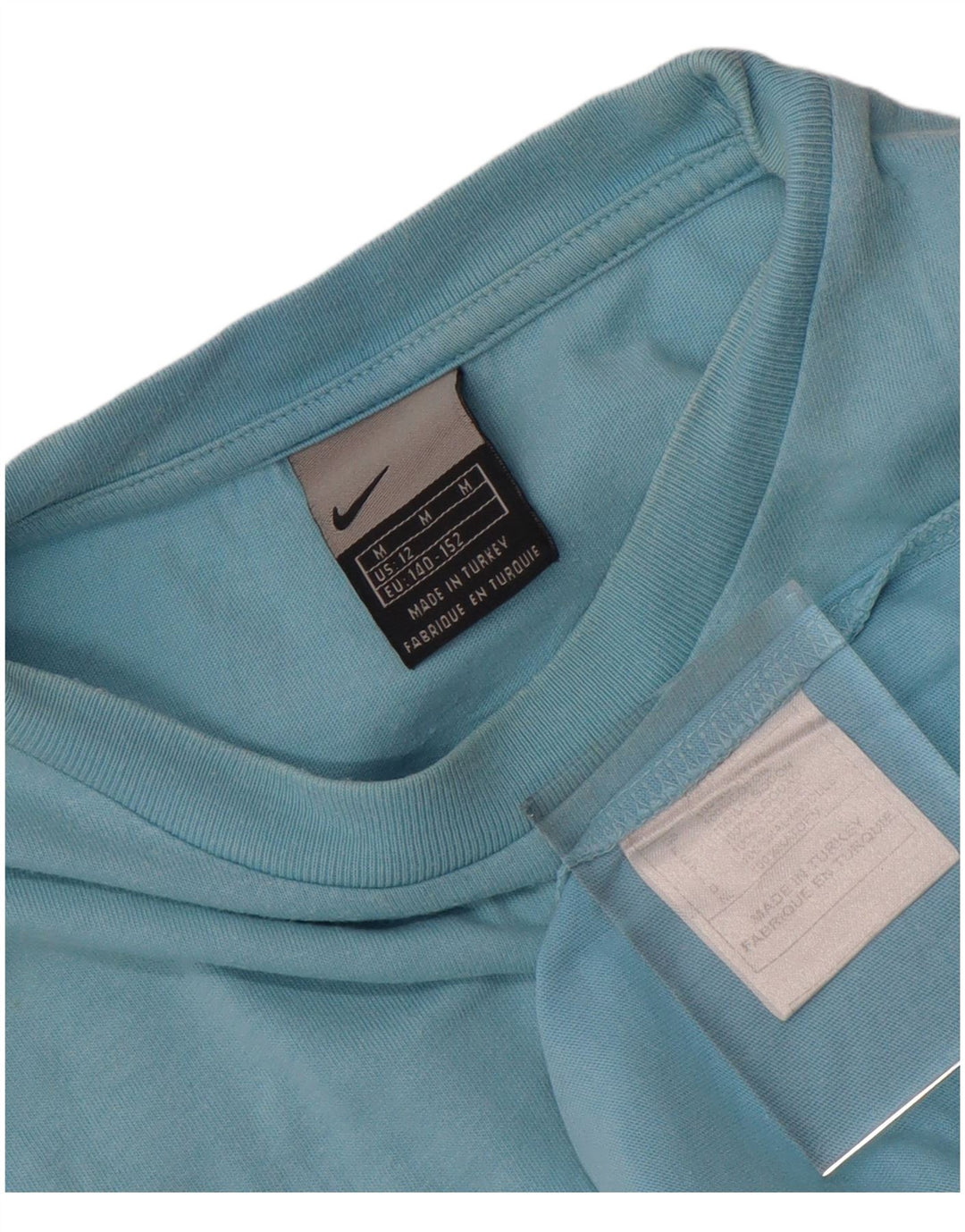 Nike Boys T-Shirt Top 11-12 Years Medium Blue Pamuk