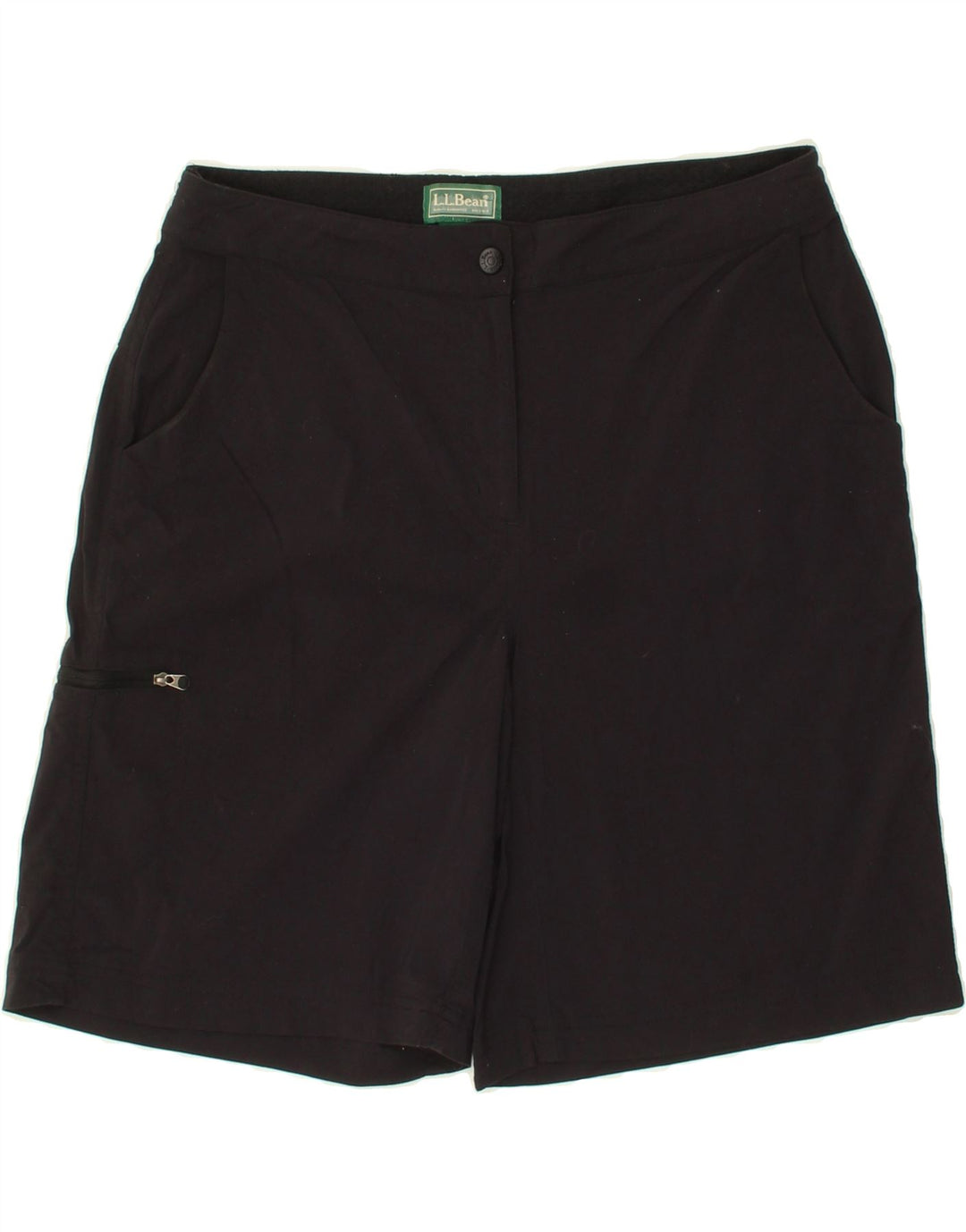 L.L.BEAN Womens Cargo Shorts US 12 Large W32  Black Nylon Vintage L.L.Bean and Second-Hand L.L.Bean from Messina Hembry 