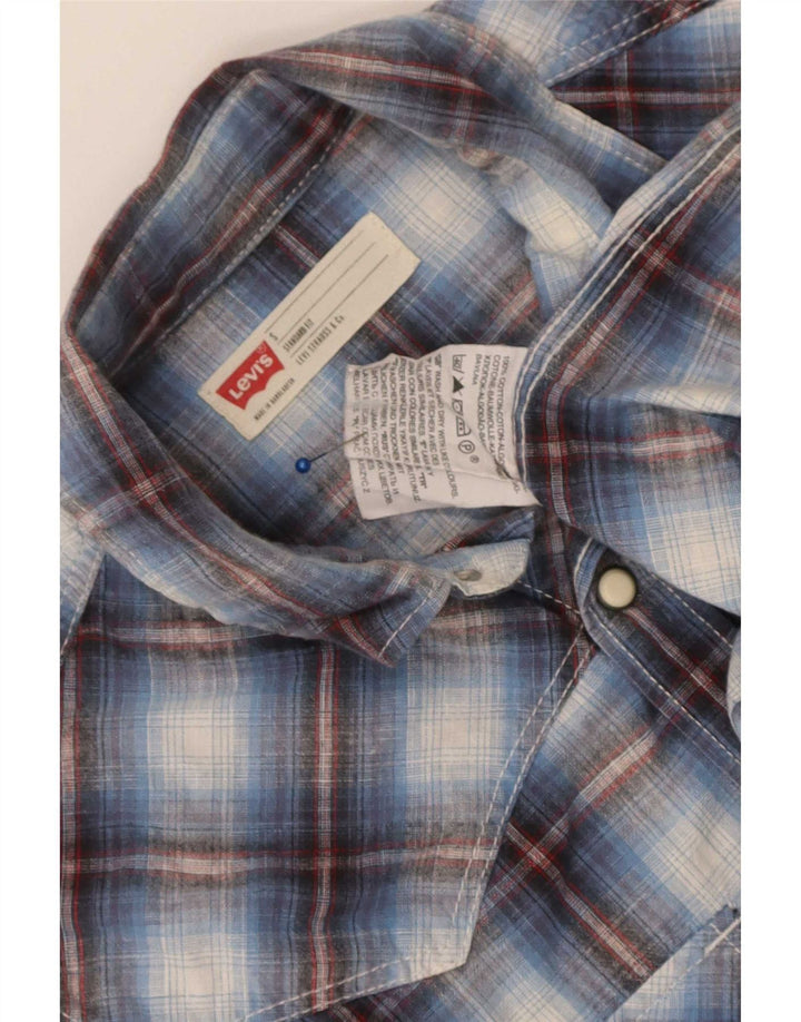 Levi's muška majica standardnog kroja, mali plavi karirani pamuk