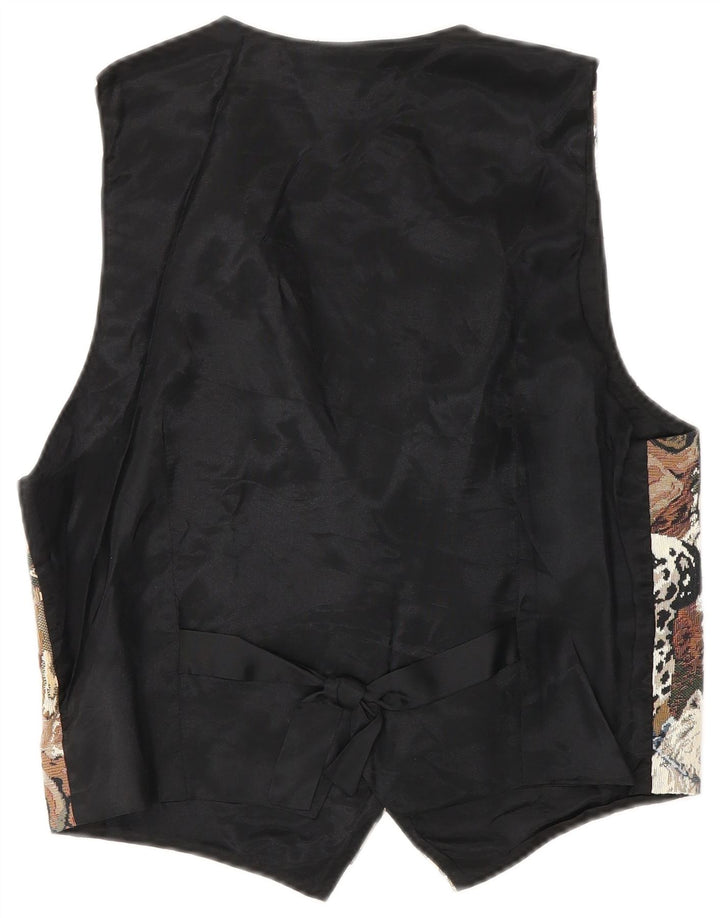 ORVIS ženski prsluk UK 14 Srednji pamuk s višebojnim životinjskim printom