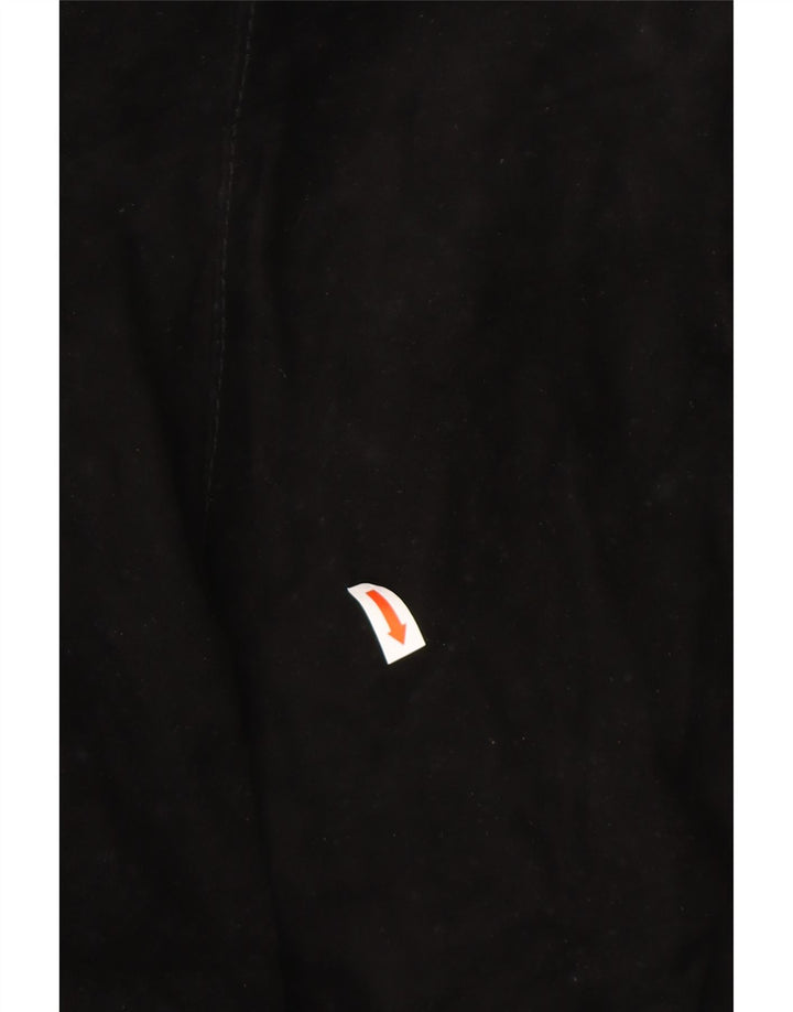 VINTAGE ženska jakna od brušene kože UK 10 Mala crna