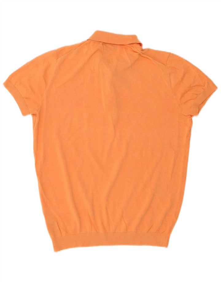 Massimo Dutti muška polo majica Mala narančasta pamuk