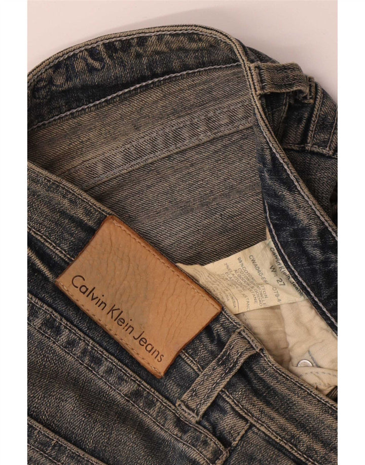 Ženske uske traperice Calvin Klein W27 L34 plavi pamuk