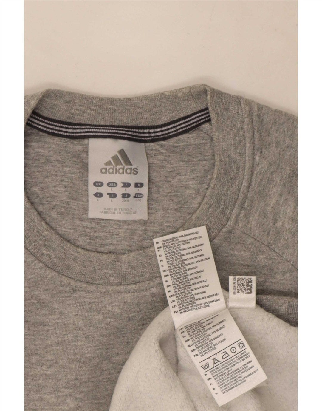 Adidas muška dukserica Veliki sivi flekasti pamuk