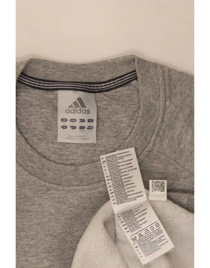 Adidas muška dukserica Veliki sivi flekasti pamuk