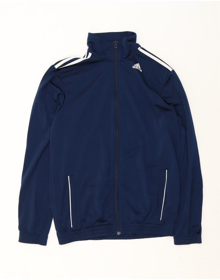 Adidas muška trenirka gornja jakna UK 40/42 srednje tamnoplava poliester