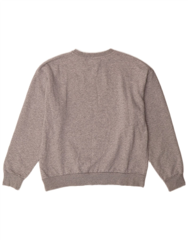 PUMA Ženski džemper s grafičkim motivima UK 14 srednje sivi pamuk