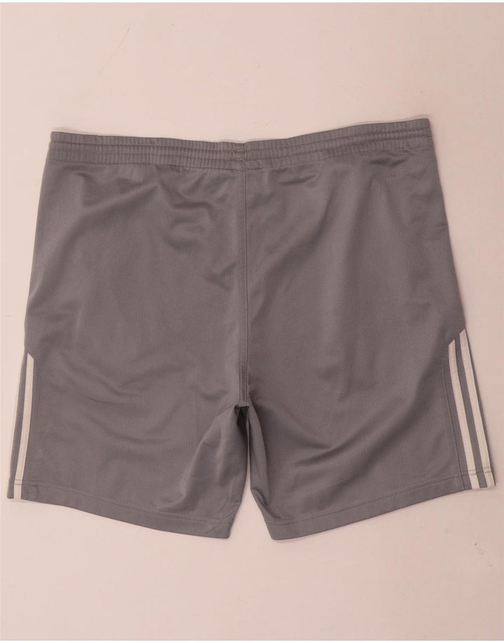 Adidas muške sportske kratke hlače veliki sivi poliester