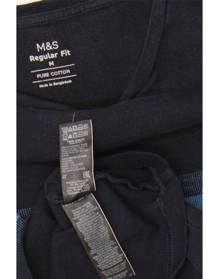 Marks & Spencer ženska majica kratkih rukava UK 14 srednje tamnoplave pruge