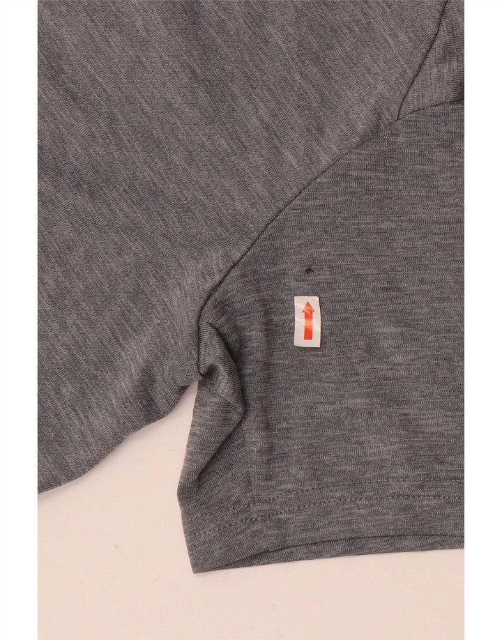 Nike Boys Dri Fit Graphic T-Shirt Top 10-11 Years Medium Grey Poliester