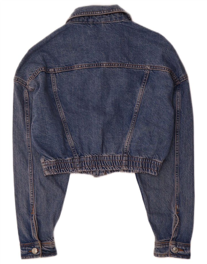 Topshop ženska crop traper jakna UK 8 Small Blue