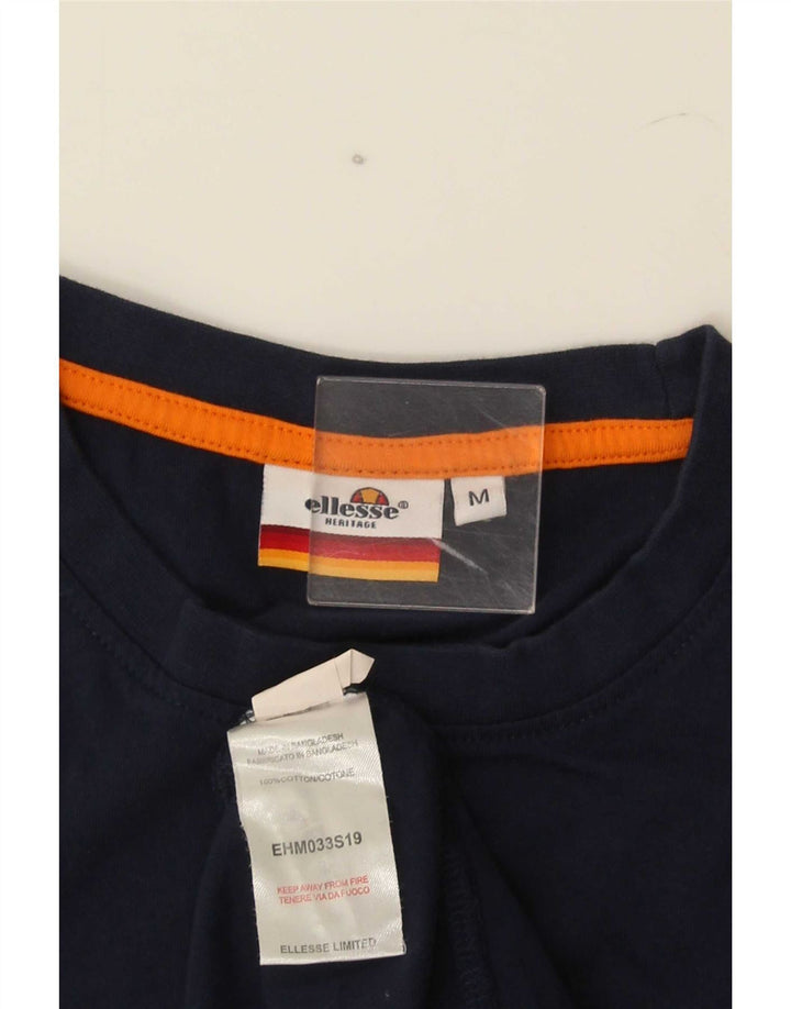 Ellesse Muška majica kratkih rukava s grafičkim motivima srednje tamnoplavi pamuk