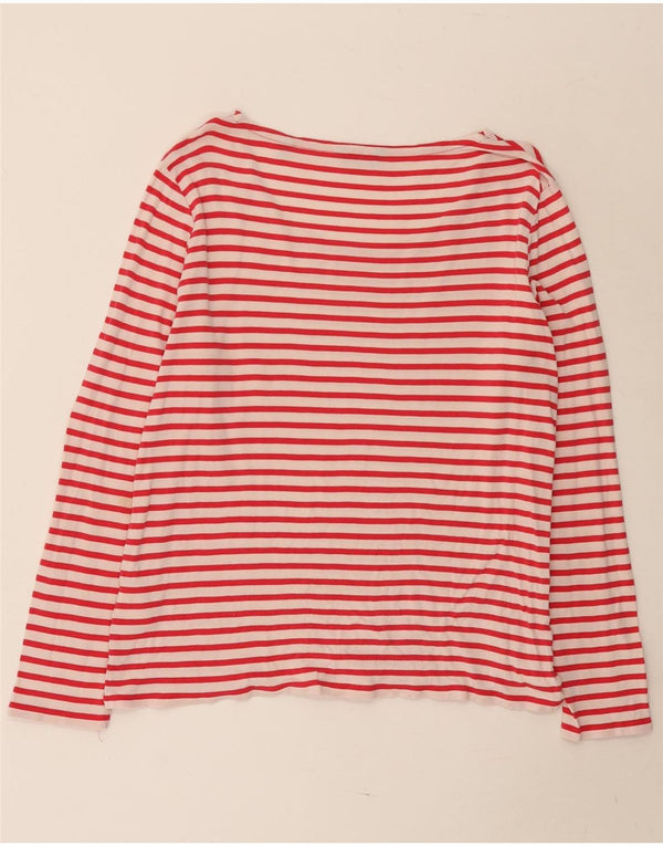 Gant ženska majica dugih rukava UK 20 2XL pamuk na crvene pruge