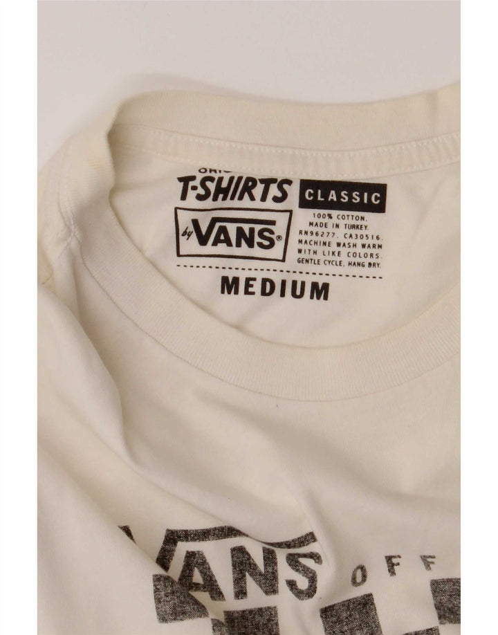 Vans muška majica kratkih rukava klasičnog kroja srednje bijelog pamuka