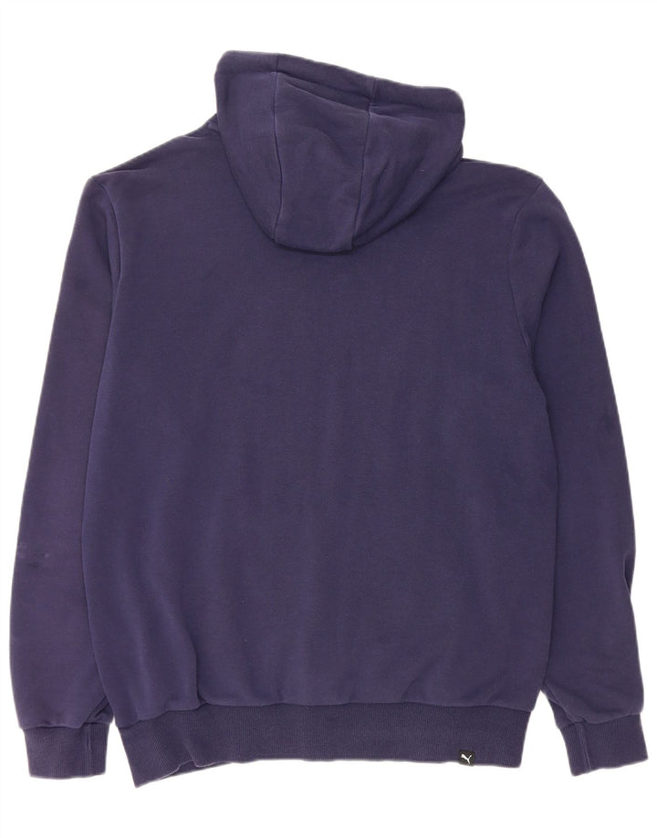 PUMA muška majica s kapuljačom s kapuljačom Srednje tamnoplavi pamuk