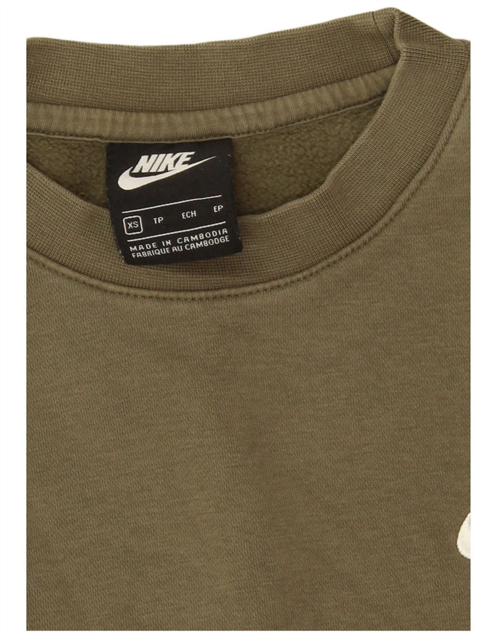 Nike muški džemper XS kaki pamuk