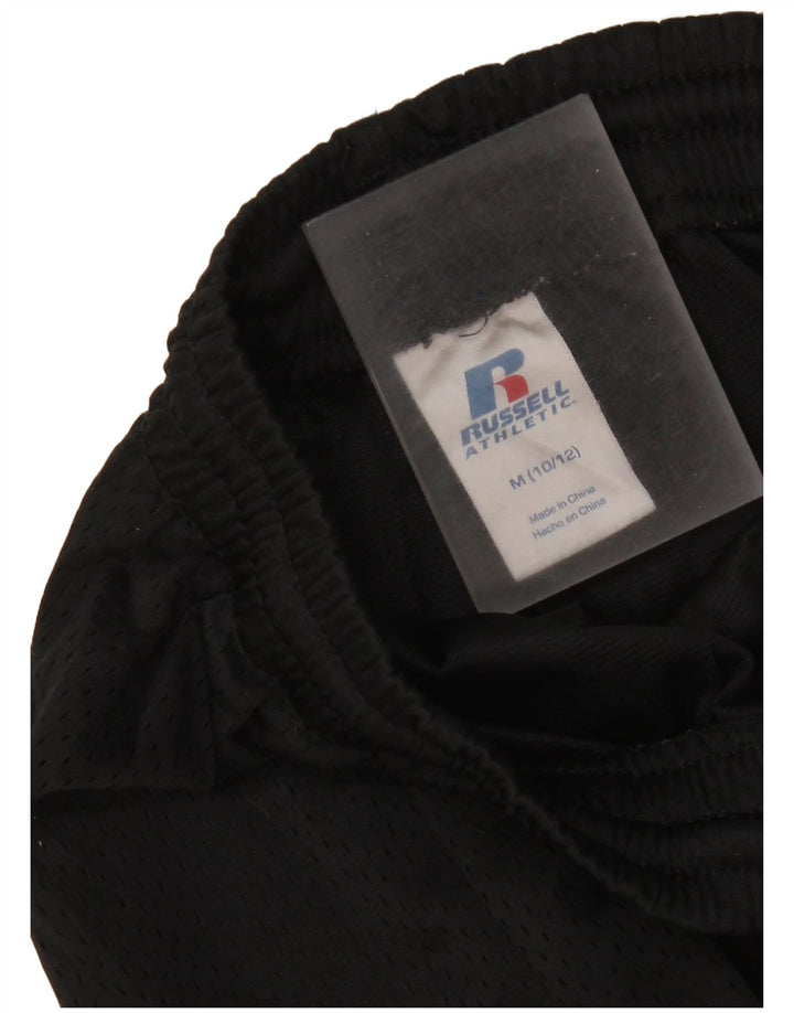 Russell sportske kratke hlače za dječake 10-11 godina srednje crne poliesterske