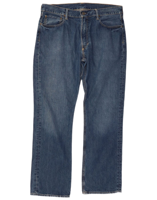 POLO RALPH LAUREN Muške ravne traperice W36 L32 Plavi pamuk