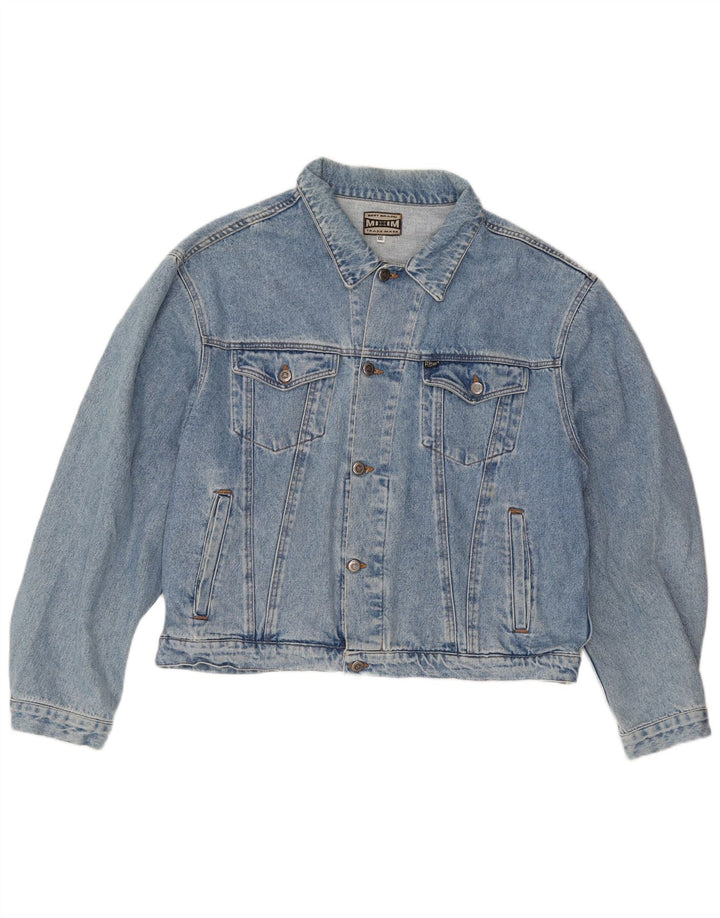 Vintage ženska traper jakna UK 20 2XL plavi pamuk