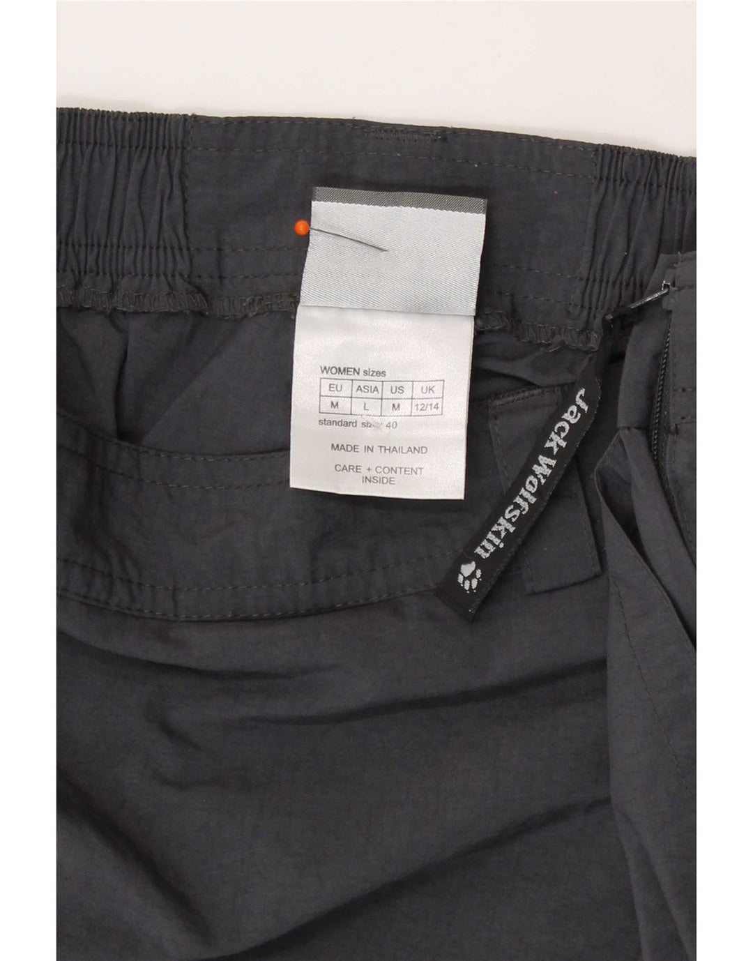 Jack Wolfskin Ženska kratka hlača UK 12/14 Srednje sivi poliamid