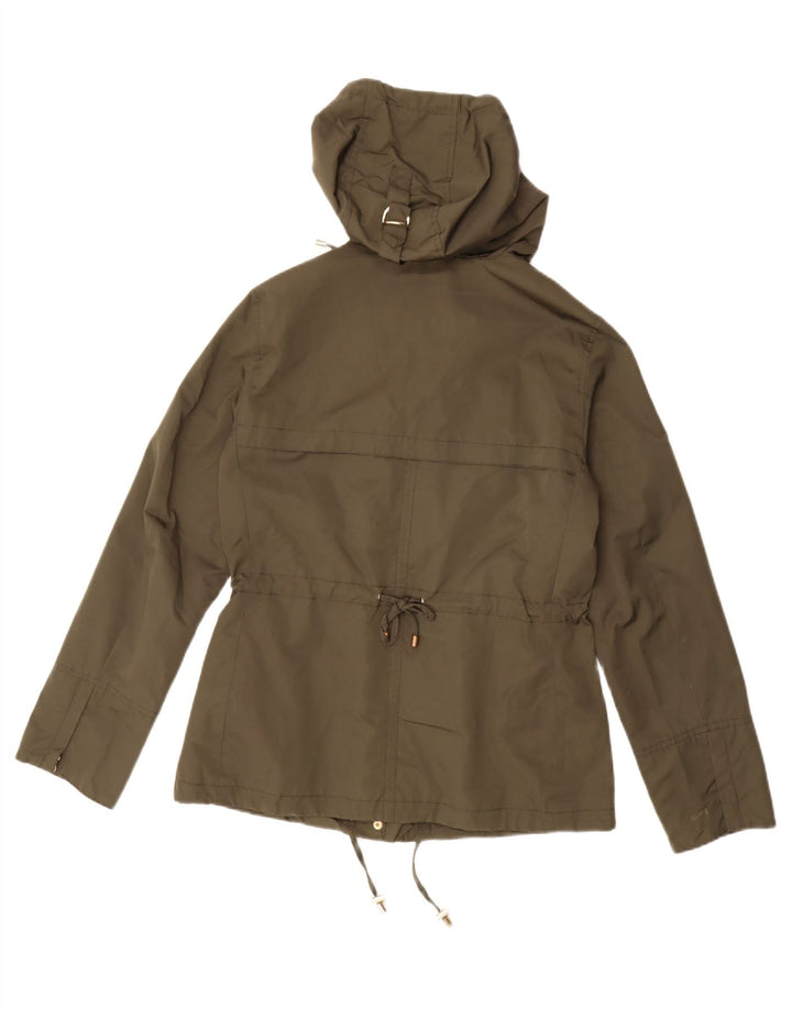 MASSIMO DUTTI ženska jakna parka s kapuljačom UK 16 veliki zeleni poliester