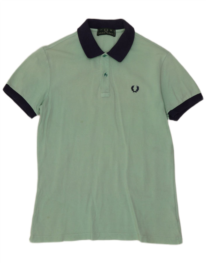 FRED PERRY Muška polo majica srednje zelene pamučne boje