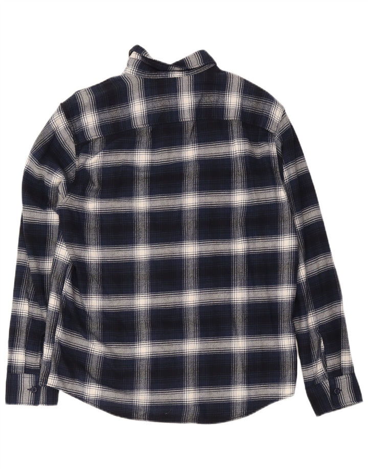 American Eagle muška flanelska košulja Srednje tamnoplava karirana pamuk